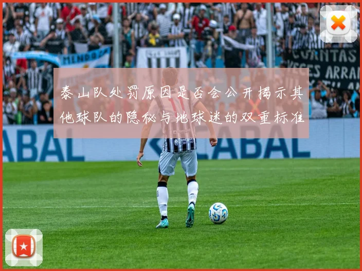 泰山队处罚原因是否会公开揭示其他球队的隐秘与地球迷的双重标准